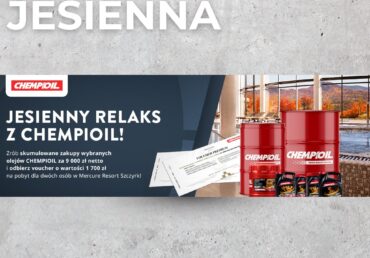 Kup CHEMPIOIL w Inter Cars i odbierz voucher na pobyt w Szczyrku